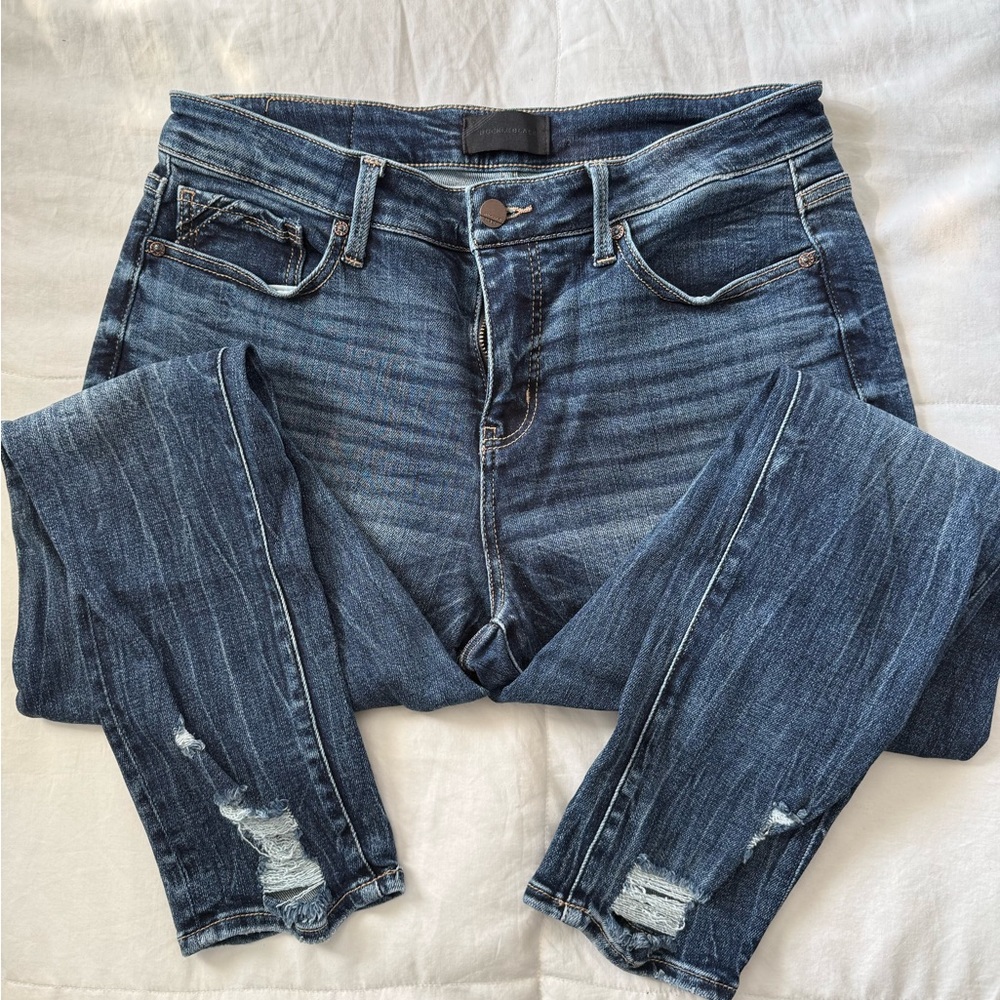 Black Label Midnight Blue Ripped Skinny Jeans